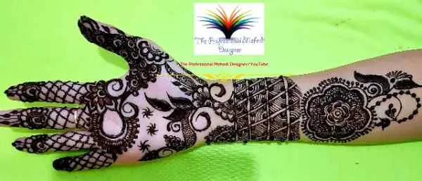 500+ Captivating Backhand Mehndi Designs: A Visual Showcase 290 full hand mehndi design