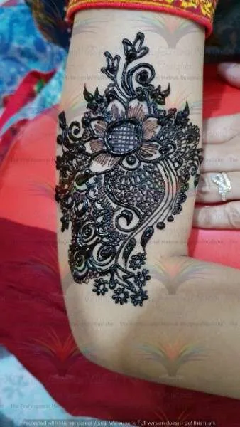 Picture Images of Mehndi Designs bazo bunch