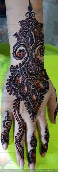 Arabic Picture Images of Mehndi Designs