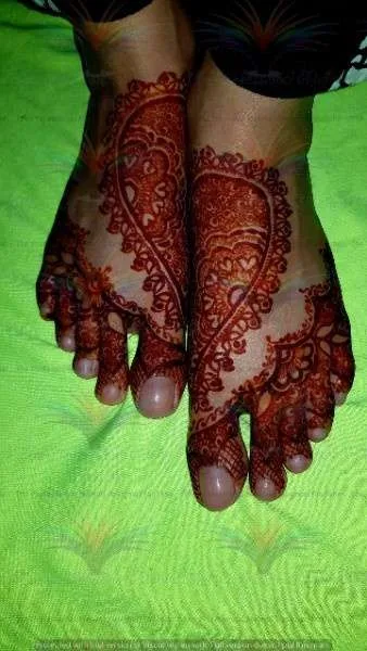 Foot Picture Images of Mehndi Designs