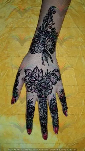 New Best unique stylish Easy Simple Mehndi Designs with cone hina style