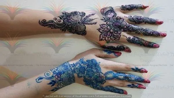 New Best unique stylish Easy Simple Mehndi Designs with cone hina style
