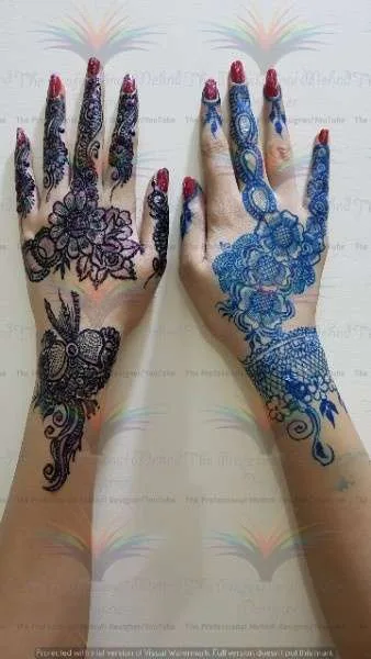 New Best unique stylish Easy Simple Mehndi Designs with cone hina style