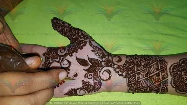 New Best unique stylish Easy Simple Mehndi Designs with cone hina style