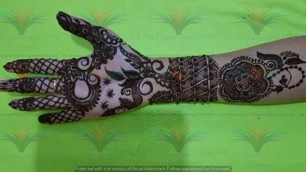 New Best unique stylish Easy Simple Mehndi Designs with cone hina style
