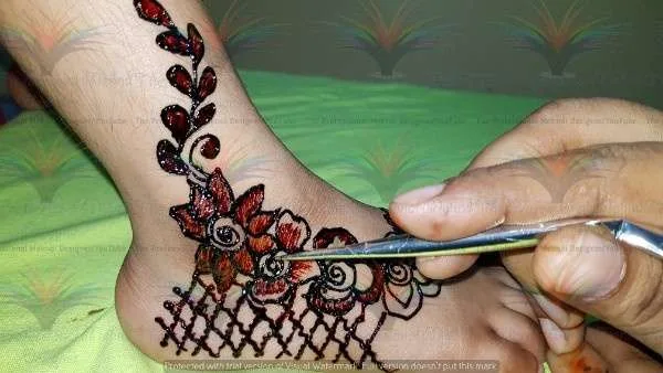 flower mehndi designs