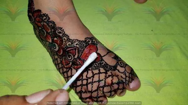 easy design mehndi cone