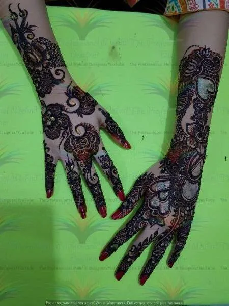 New Best unique stylish Easy Simple Mehndi Designs with cone hina style