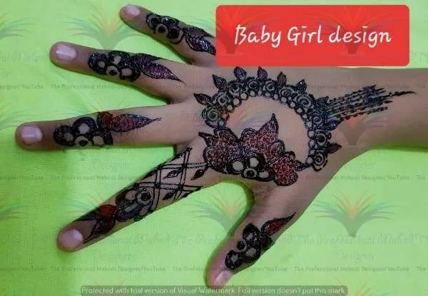 New Best unique stylish Easy Simple Mehndi Designs with cone hina style