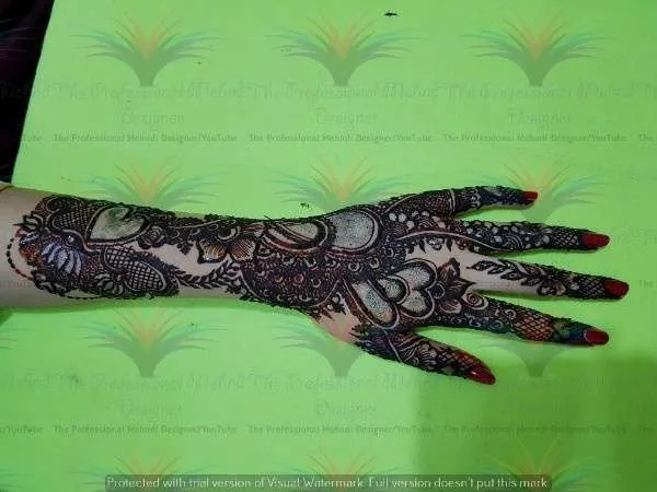 New Best unique stylish Easy Simple Mehndi Designs with cone hina style