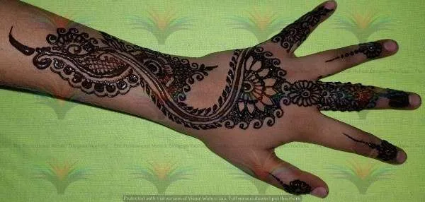 easy mehndi desings