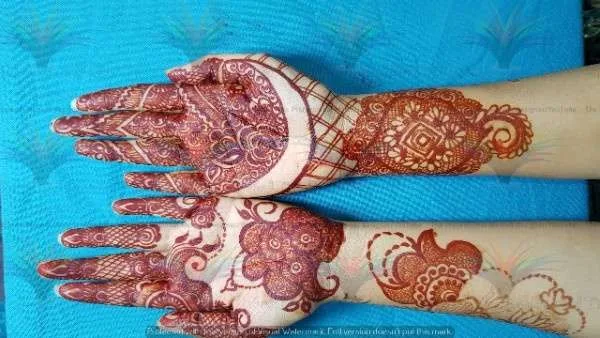 result of mehndi colour