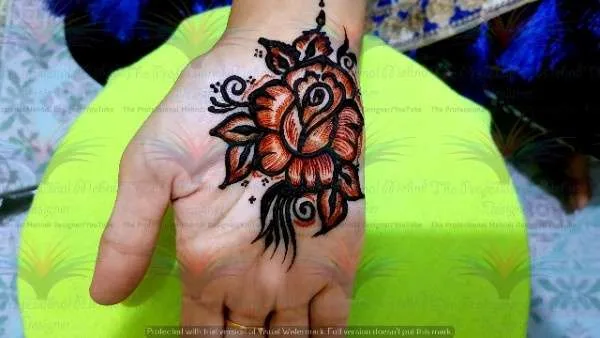 3d mehndi design