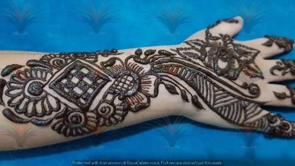 kids design of mehndi