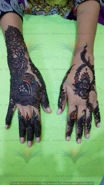 Both hand mehndi design