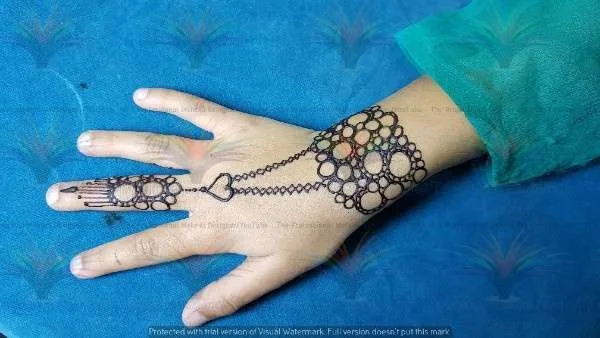 very very easy design mehndi