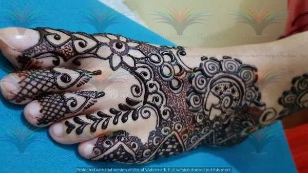 foot mehndi
