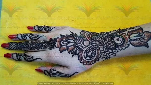 beautiful picture images of mehndi designs on backhand