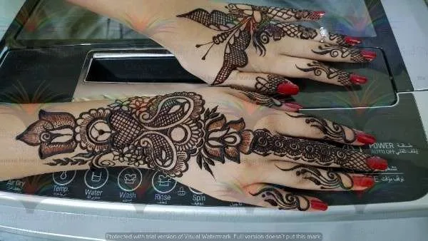 beautiful picture images of mehndi designs on backhand