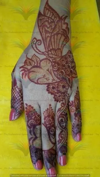 butterfly with cone on backhand