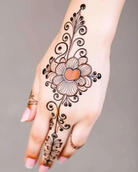 AI GENERATED MEHNDI DESIGNS