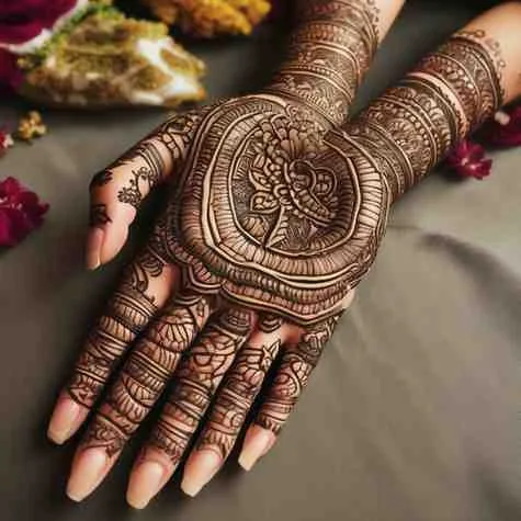 AI GENERATED MEHNDI DESIGNS