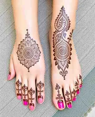 AI GENERATED MEHNDI DESIGNS