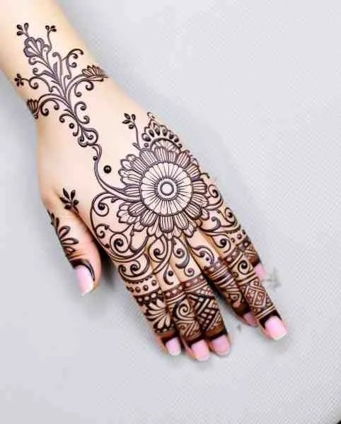 AI GENERATED MEHNDI DESIGNS