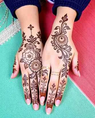 AI GENERATED MEHNDI DESIGNS