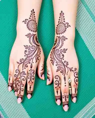 AI GENERATED MEHNDI DESIGNS