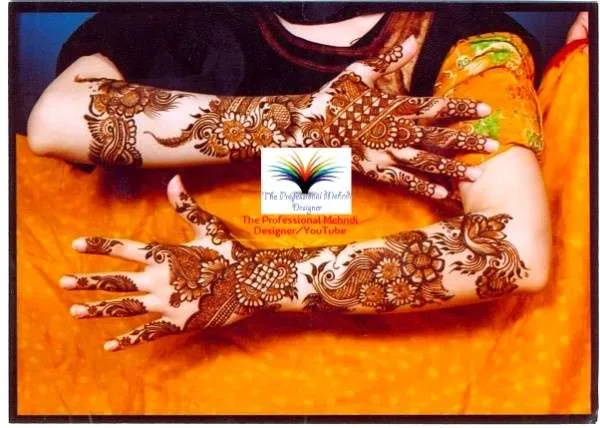 250+ Best Mehndi Designs for Hand Picture and Videos 161 hand back side Mehndi Design