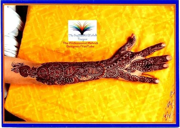 Mehndi Design full back hand