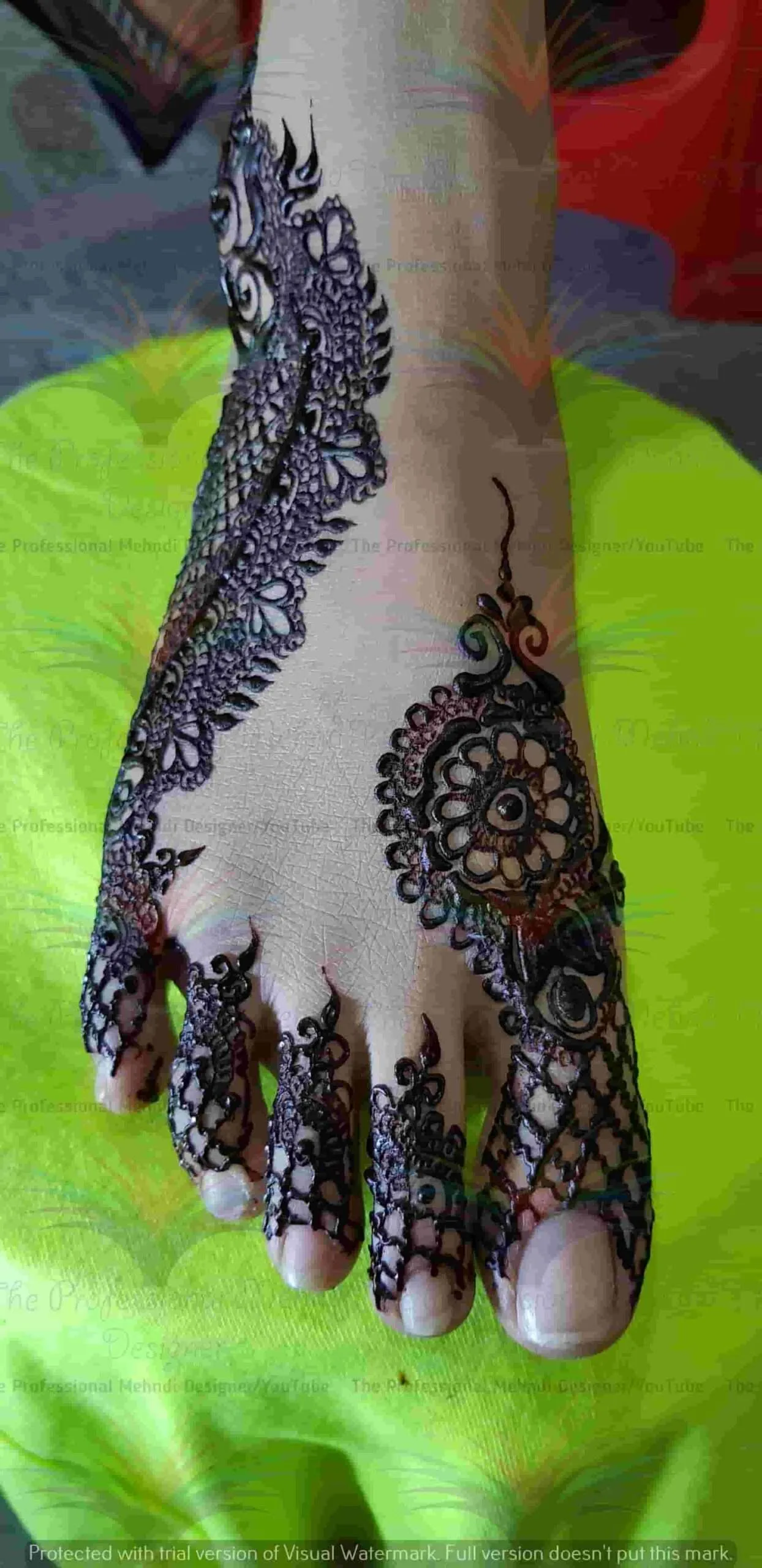 foot mehndi