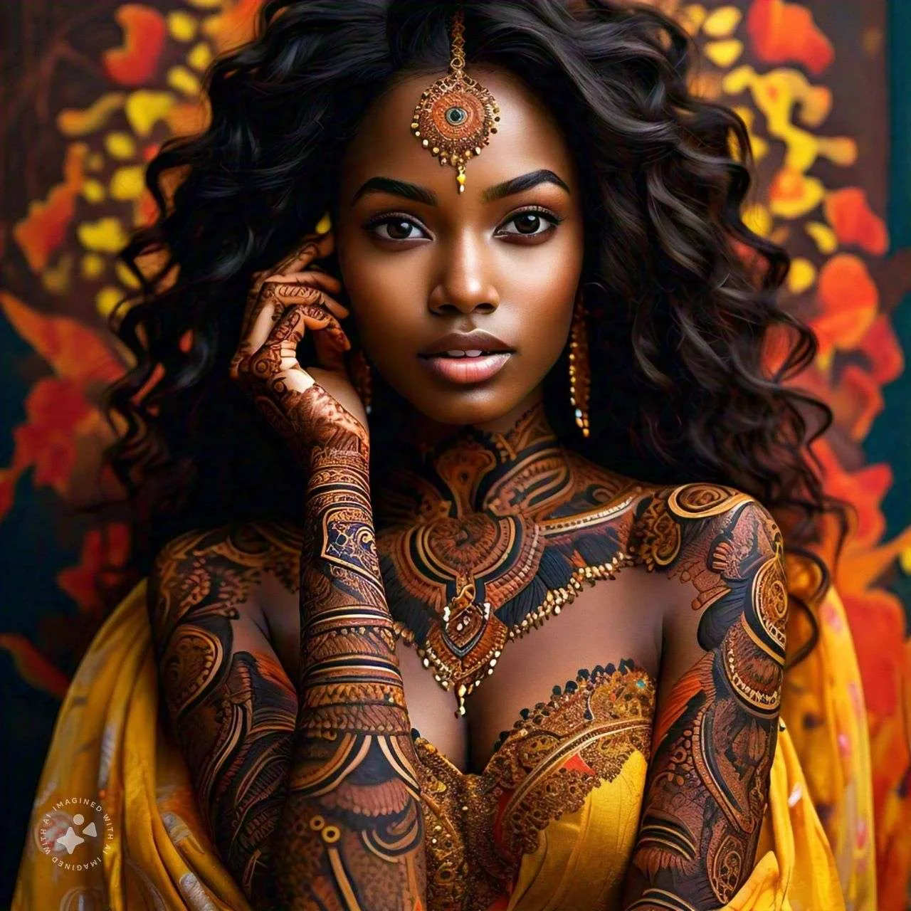 Full Body Mehndi Design
