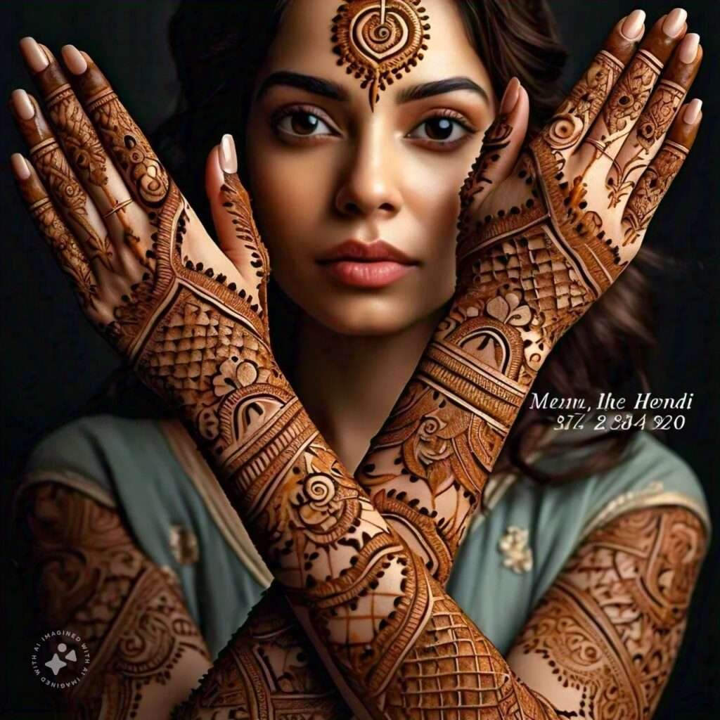 The Art and Beauty of 25 AI-Generated Mehndi Design | Full Body Mehndi Design 21 full body mehndi design