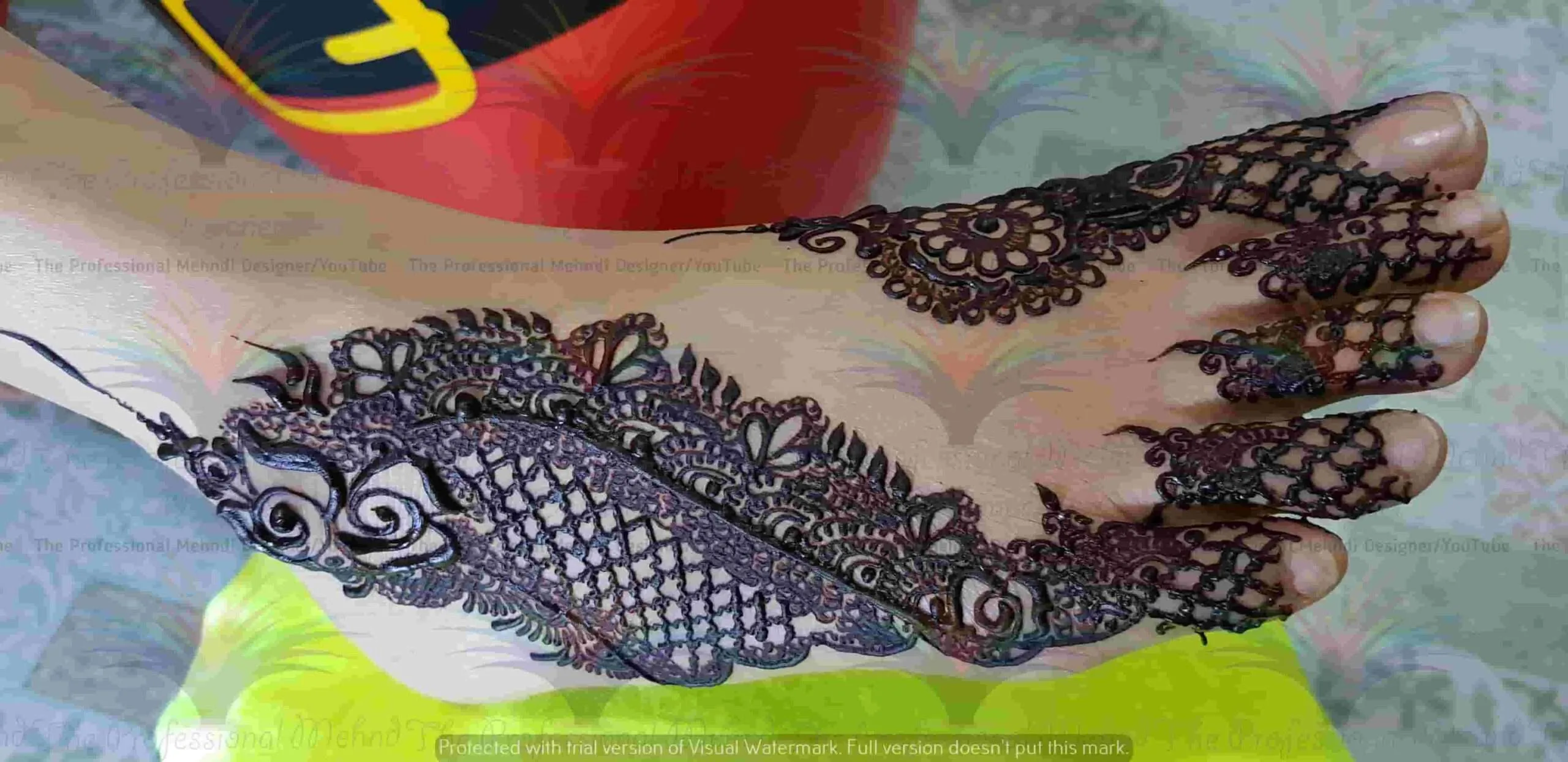 foot mehndi
