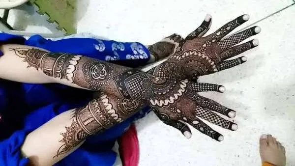picture image of mehndi designs