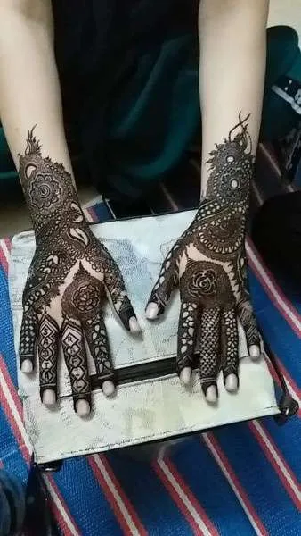 picture image of mehndi designs
