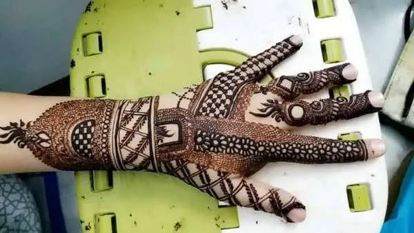 picture image of mehndi designs