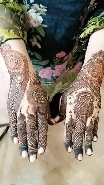 picture image of mehndi designs