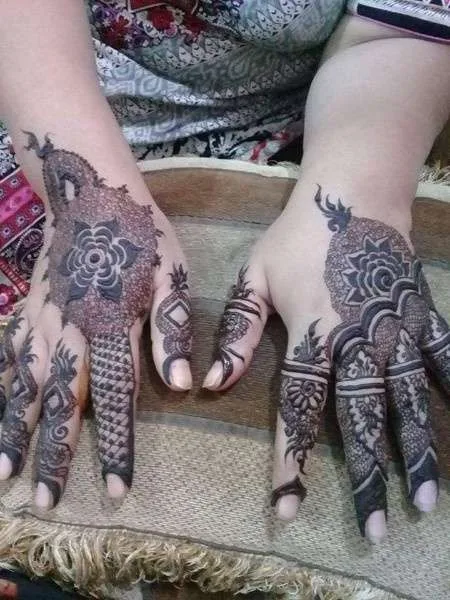 picture image of mehndi designs
