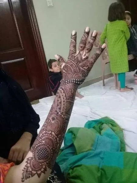 picture image of mehndi designs