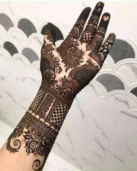 picture image of mehndi designs