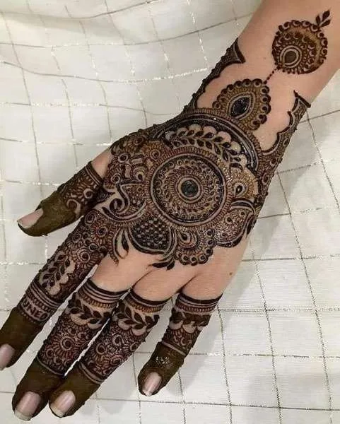 picture image of mehndi designs