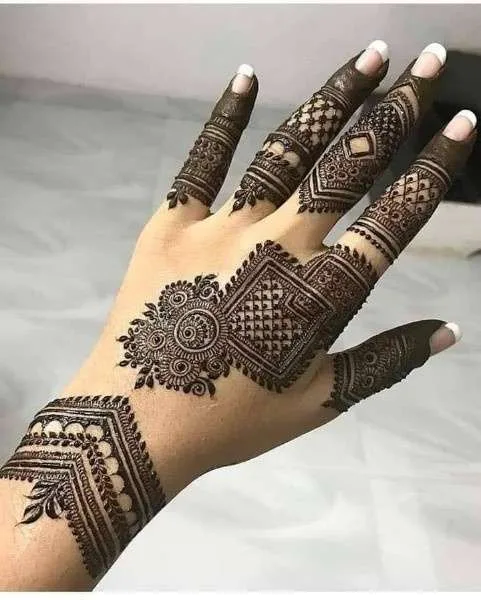 picture image of mehndi designs