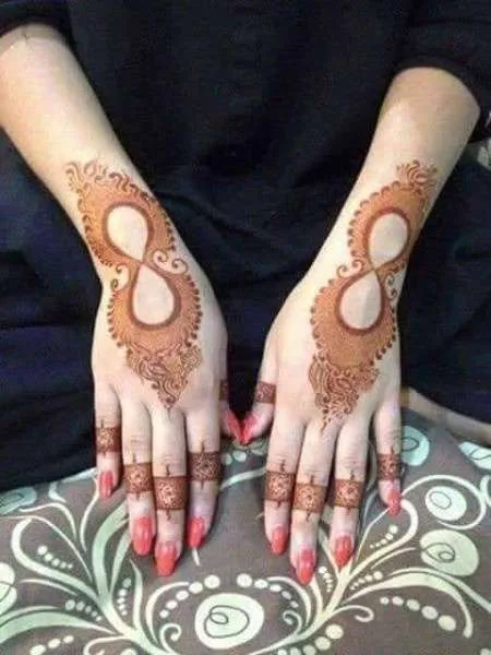 50 Best Backhand Mehndi Design Pictures and Videos 42 Stylish Back Side Hand Design