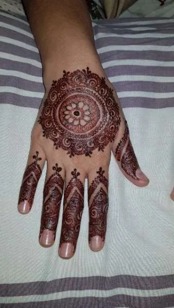simple easy mehndi design photo images
