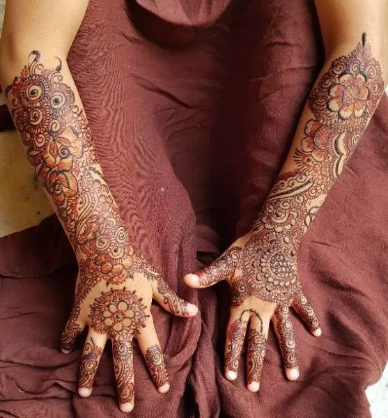 simple easy mehndi design photo images