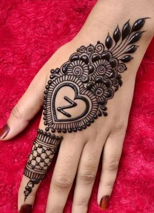 100+ Amazing Fingers Mehndi Designs for Every Occasion – Fingers Mehndi Designs Collection 40 Hand backside mehndi design