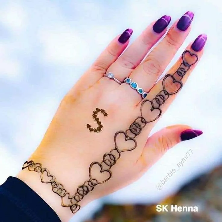 100+ Amazing Fingers Mehndi Designs for Every Occasion – Fingers Mehndi Designs Collection 38 easy simple mehndi design